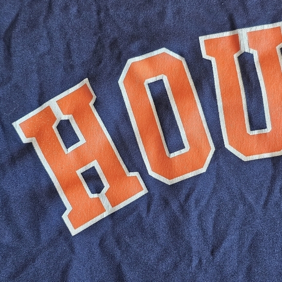 MLB Houston Astros Tee Shirt Mens L Baseball Fan Merch‎ Blue Orange - Picture 6 of 15